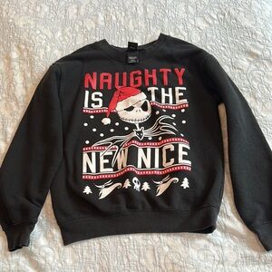 Jack Skellington Christmas crewneck.